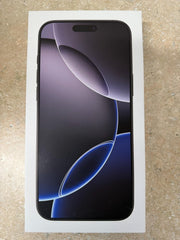 Apple iPhone 16 Pro Max Empty Retail Box Factory Original & USB-C Cable Option