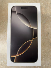 Apple iPhone 16 Pro Max Empty Retail Box Factory Original & USB-C Cable Option