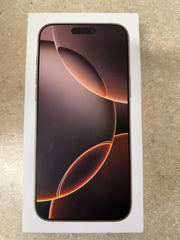 Apple iPhone 16 Pro Max Empty Retail Box Factory Original & USB-C Cable Option