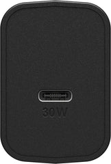 New OtterBox 20W Fast Charge Wall Charger USB-C for iPhone Android Black Shimmer