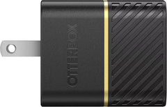 New OtterBox 20W Fast Charge Wall Charger USB-C for iPhone Android Black Shimmer