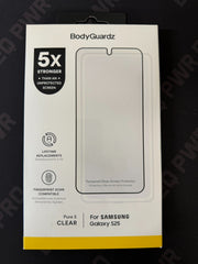 BodyGuardz Pure 3 Resist Microbial Tempered Glass Screen Protector Galaxy S25