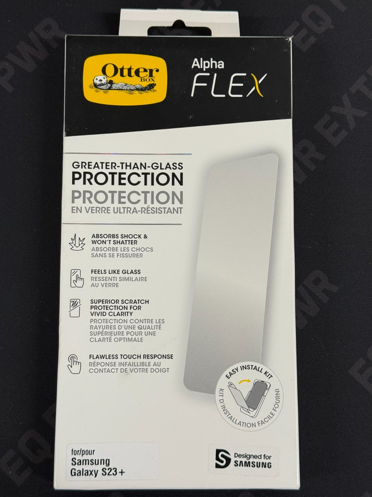 OtterBox Alpha Flex Screen Protection for Galaxy S23+ Plus New