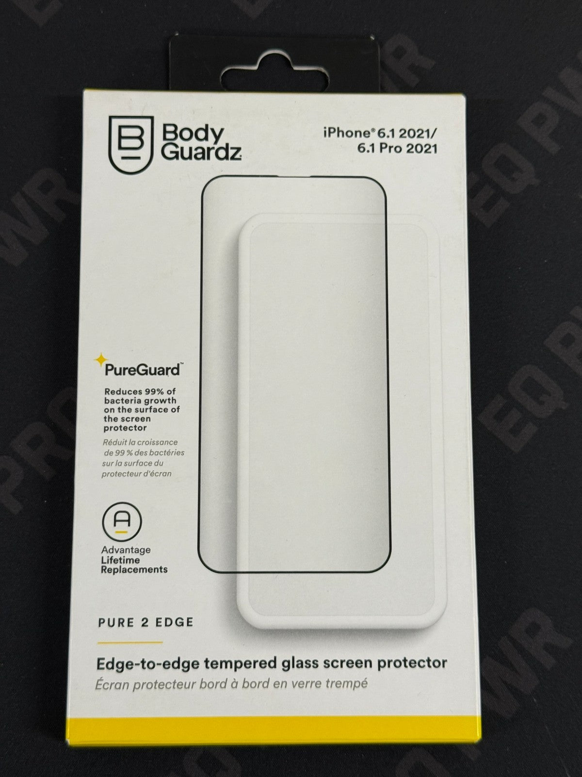 BodyGuardz Pure 2 Edge to Edge Glass Screen Protector Apple iPhone 13 / 13 Pro