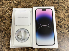 Apple iPhone 14 Pro Max Original Empty Retail Box Only – Gold Silver Space Black