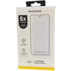 BodyGuardz Pure 3 Glass Screen Protector Samsung Galaxy S25 Ultra Clear