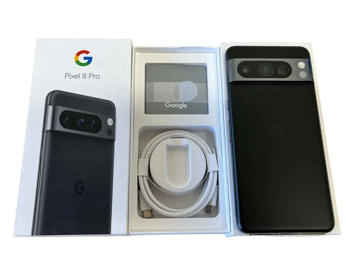 Google Pixel 8 Pro 128GB 5G 6.7" GSM CDMA Factory OEM Unlocked- Open Box