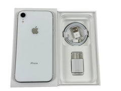 Apple iPhone XR 64GB A1984 Factory Unlocked Excellent In-Box + Headset Bundle