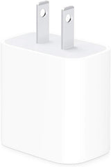 Apple 20W USB-C Power Adapter for iPhone with Fast Charging Capability, Type C Wall Charger New