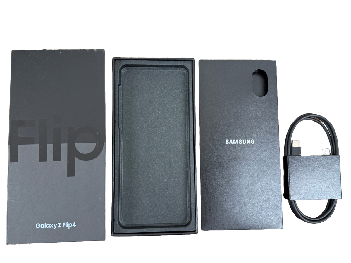 Samsung Galaxy Z Flip 4 5G 128GB SMF721U Unlocked T-Mobile AT&T Verizon- Open Box