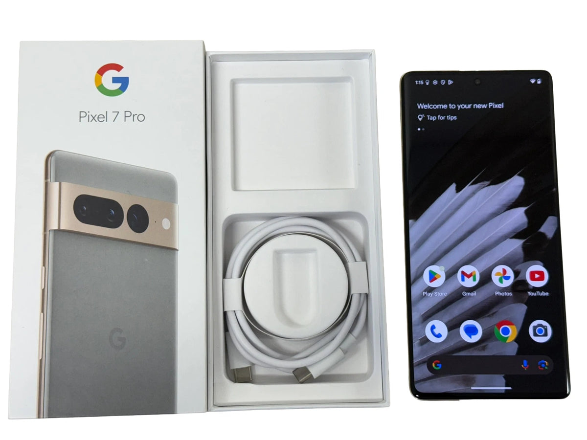 Google Pixel 7 Pro 5G 6.7" 128GB Unlocked GSM CDMA Open Box - Hazel