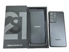Samsung Galaxy S21 Ultra 5G SM-G998U Unlocked 128GB Excellent- Black
