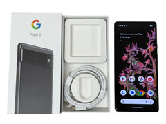 Google Pixel 6 5G 256GB GB7N6 Unlocked AT&T T-Mobile Verizon In-Box Excellent- Black