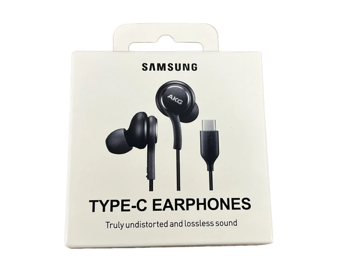New Original Samsung Galaxy S24 S23 S22 AKG Stereo Earbuds w USB-C Braided Cable