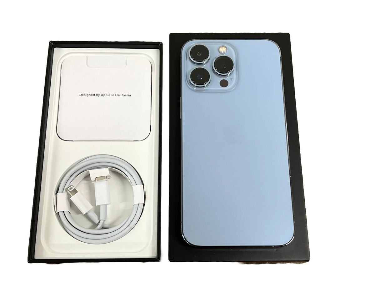 Apple iPhone 13 Pro Max A2484 512GB Factory Unlocked GSM CDMA Excellent In-Box- Sierra Blue