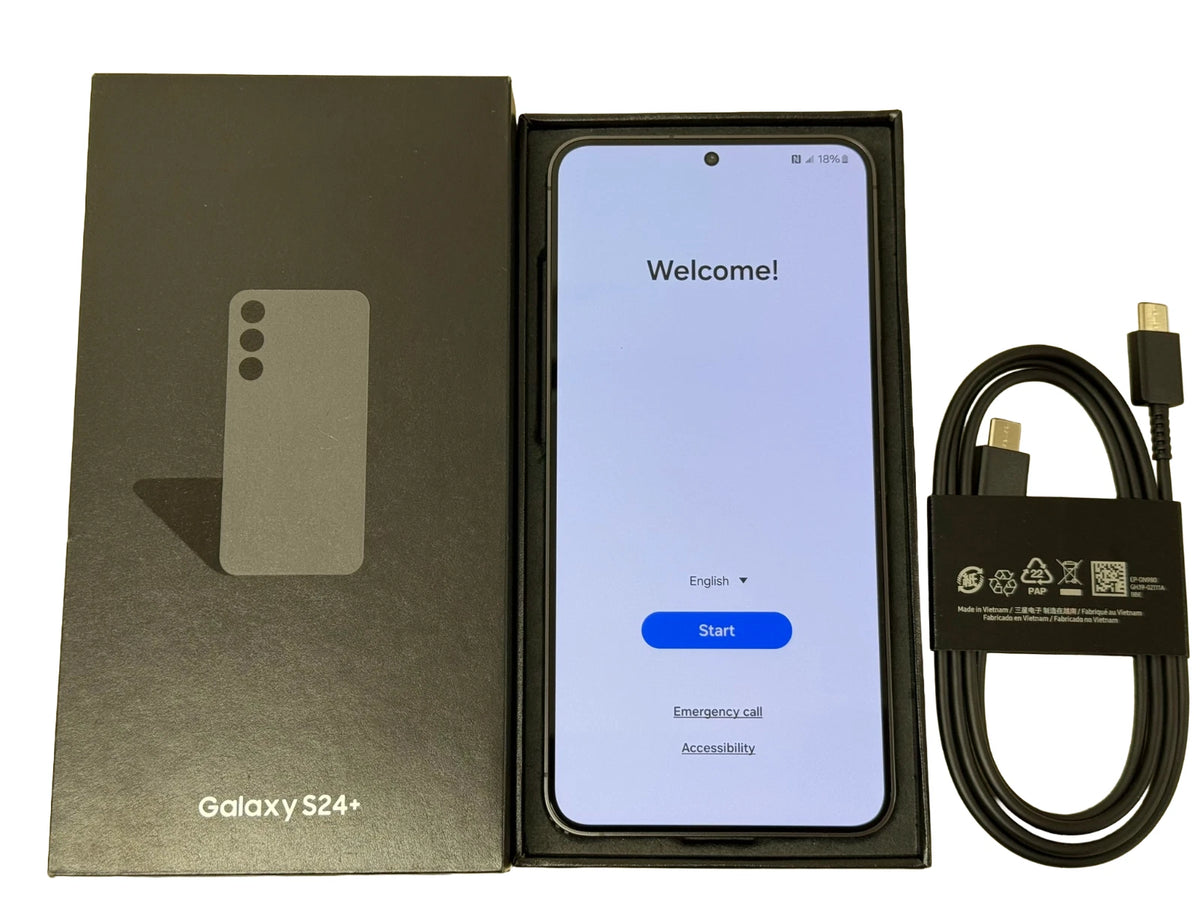Samsung Galaxy S24+ Plus 5G 256GB SM-S926U Unlocked GSM CDMA 6.7" Onyx Black Open Box