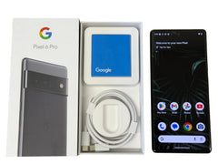 Google Pixel 6 Pro 256GB Unlocked GSM CDMA Open Box - Stormy Black
