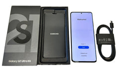 Samsung Galaxy S21 Ultra 5G SM-G998U Unlocked 128GB Excellent- Black